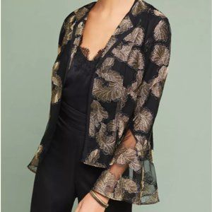 Anthro Samantha Dru Auria Bell-Sleeve Jacket
